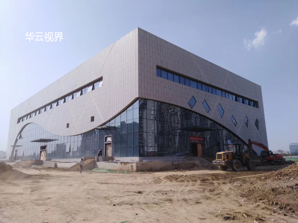 滨州防空活动中心,55寸液晶拼接屏项目案例