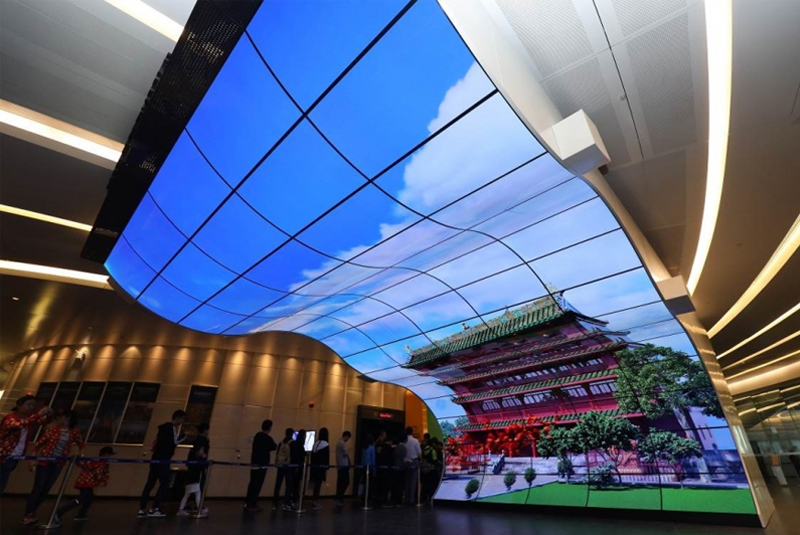 49寸曲面液晶拼接屏(9mm拼缝)