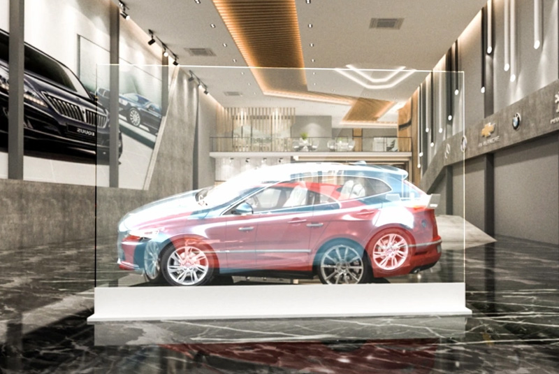 OLED transparent screen