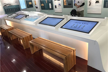 LCD splicing screen case of Jiujiang Lushan Religious Museum